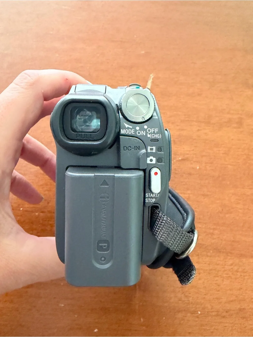 Sony Gray Portable Handycam DVD Camcorder with Remote DCR-DVD305